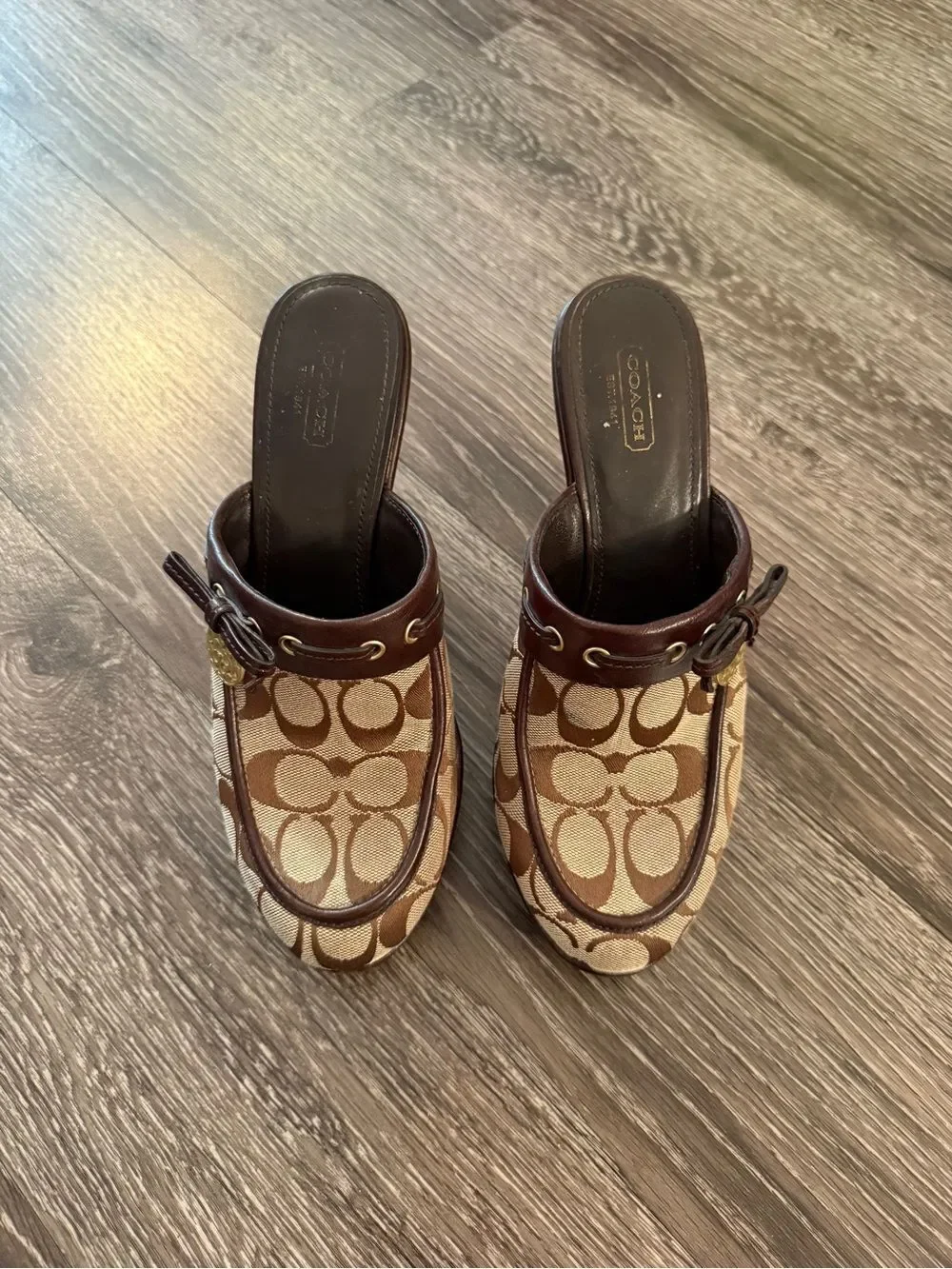 Coach Jodey Sig Heeled Mules